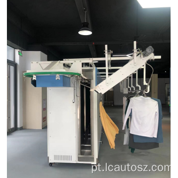 Máquina de finalizador de túnel de roupas de trabalho Coréia